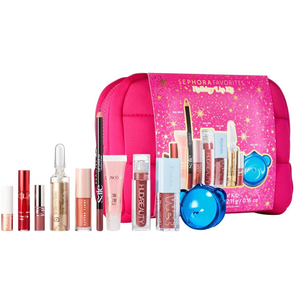 New $148 Sephora Favorites Holiday Lip Kit Limited Edition 2025 Makeup Gift